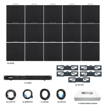 ADJ EVS3 Video System Package with 15 EVS3 LED Video Panels (EVS3-5X3)