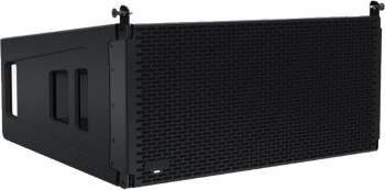 EAW  Powered 12" 2-Way Line Array. 2 x 12" LF and 2 x 1.7" Exit 1.7" Voice Coil HF. Horz: 90˚ Vert: 12˚. Dante. Black