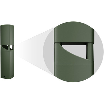 QSC AD‑DWL.180 5.25" two-way direct weather landscape loudspeaker, bollard design with 180 degree coverage. 70/100Vtransformer with 16Ohm by pass. Color - Green