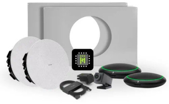 ECOSYSTEM BUNDLE 310L: (2) MXA310, (1) IMX-RM8-SUB5, (2) MXN5W-C + Tile Bridge, (1) HUDDLY IQ, (1) HUDDLY-DMB, (1) USB3-CA-90-2M