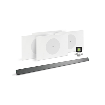 Shure ECOSYSTEM BUNDLE 714M: (1) MXA710-4FT, (1) IMX-RM8-SUB5, (4) MXN5W-C + Tile Bridge