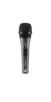 Sennheiser, E 835-S PTT, Handheld Microphone (Cardioid, Dynamic)