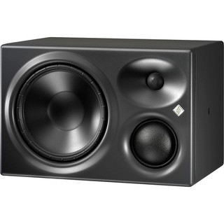 Neumann 505576 Active Near-field Monitor 3-way, right version, 8" + 3" + 1" drivers, magnetically shielded, 27.2 liters, 210 + 90 + 90 W, 116.3 dB SPL, 34 - 21k Hz, 100-240 VAC, anthracite metallic