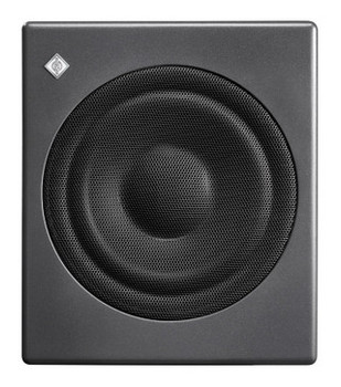 Neumann 508296 Active DSP Subwoofer, 10" driver, 48.4 liters, 256 W, 105 dB SPL, 18 - 750 Hz, anthracite metallic, 100-240 VAC, 3 Mains cables (EU, UK, US)
