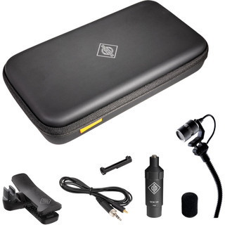 Neumann 008711 Complete set for trumpet, trombone, saxophone, french horn, percussion instruments. Includes (1) KK 14, (1) SH 150, (1) KC 1, (1) AC 31, (1) WS 110, (1) MCM 100, (1) MC 6, (1) Soft case.