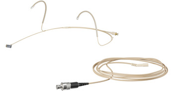 Sennheiser Headmic 4 Cardioid Headset Microphone with 3-pin LEMO for Sennheiser Wireless - Beige