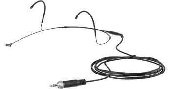 Sennheiser, HEADMIC 4 Black 3-Pin Headmic, Cardioid Condenser Microphone