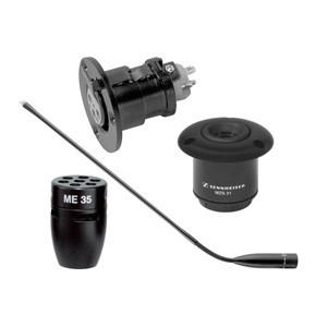 Sennheiser, I40-S Supercardioid Capsule Kit, Includes ME 35 Capsule, MZH 3040 Gooseneck, MZT 30 Flange Mount, and MZS 31 Shock Mount