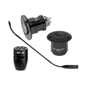 Sennheiser, I42-C Cardioid Capsule Kit, Includes ME 34 Capsule, MZH 3042 Gooseneck, MZT 30 Flange Mount, and MZS 31 Shock Mount