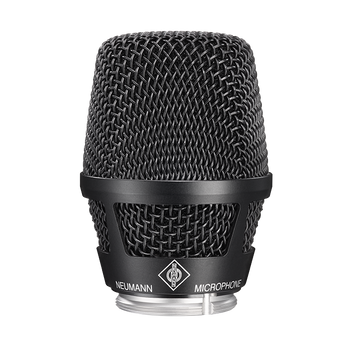 Neumann KMS 105 supercardioid condenser capsule with heavy duty grille, for use with Sennheiser SKM 5200 handheld transmitter, black.  Special order.