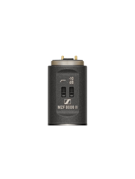 Sennheiser MZF 8000 II Filter module for MKH 8000, system plug -> system socket, roll-off and -10 dB switchable, Nextel black