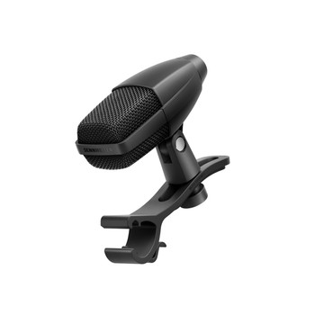 Sennheiser MD 421 Kompakt with MZH Drum Microphone Clip - Black