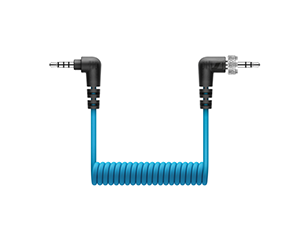 Sennheiser, MKE 200 TRS to TRRS 3.5 mm Coiled Cable with Locking Connector, For Mobile Devices