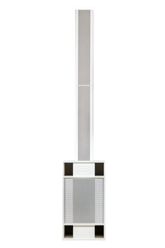 BASSBOSS Sublim8 Column PA Speaker System with 18 Inch Subwoofer White Finish for Live Sound Applications (AMS-BB-SUBLIM8-MK3-WHITE)