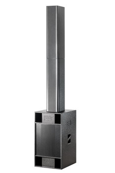 BASSBOSS Sublim8 Column PA Speaker System with 18 Inch Subwoofer Black Finish for Live Sound Applications (AMS-BB-SUBLIM8-MK3)
