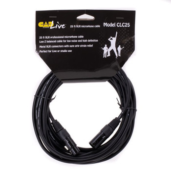 CAD 25 ft professional XLR microphone cable