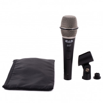CAD Audio D27 Supercardioid Dynamic Handheld Microphone for Live Vocal Performance and Speech (AMS-D27)