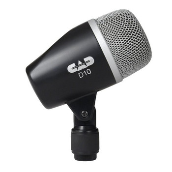 CAD Stage 4 Four-Piece Drum Microphone Pack with Two D29 Microphones, One D19 Microphone, and One D10 Kick Drum Microphone (AMS-STAGE4)