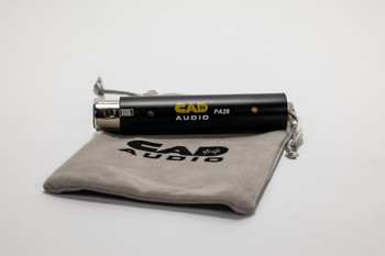 CAD PA28 Inline Preamp for Dynamic and Passive Ribbon Microphones with Clean Gain and Low-Noise Performance (AMS-PA28)