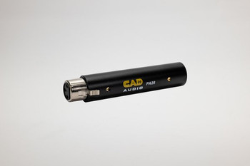 CAD PA28 Inline Preamp for Dynamic and Passive Ribbon Microphones with Clean Gain and Low-Noise Performance (AMS-PA28)
