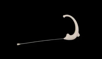 CAD Audio Equitek E19 Miniature Earworn Omnidirectional Microphone with TA4F Connector for Broadcast and Production (AMS-E19)
