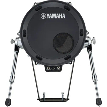 Yamaha KP128 BF  12" Electronic mesh kick pad tower with multilayer cushion in Black Forest