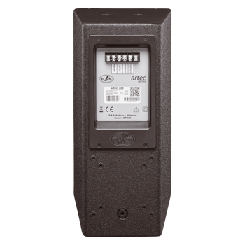 DAS Audio ARTEC-306 Passive 6" Two-Way Speaker 100W RMS Wooden Enclosure 90° x 60° Rotatable Horn Black w/ U-Bracket, ARTEC-306