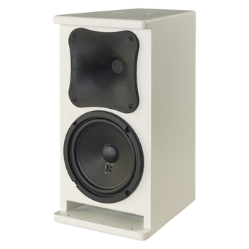DAS Audio ARTEC-306-W Passive 6" Two-Way Speaker 100W RMS Wooden Enclosure 90° x 60° Rotatable Horn White w/ U-Bracket, ARTEC-306-W