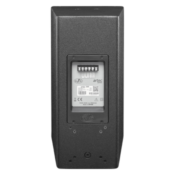 DAS Audio ARTEC-308 Passive 8" Two-Way Speaker 150W RMS Wooden Enclosure 90° x 60° Rotatable Horn Black w/ U-Bracket, ARTEC-308