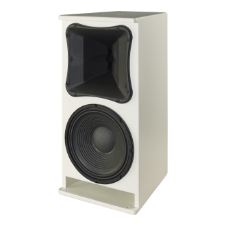 DAS Audio ARTEC-310.96-W Passive 10" Two-Way Speaker 250W RMS Wooden Enclosure 90° x 60° Rotatable Horn White w/ U-Bracket, ARTEC-310.96-W