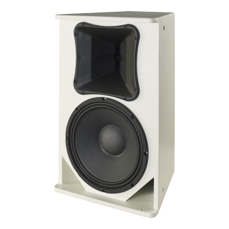 DAS Audio ARTEC-312.96-W Passive 12" Two-Way Speaker 300W RMS Wooden Enclosure 90° x 60° Rotatable Horn White, ARTEC-312.96-W