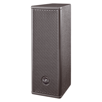 DAS Audio ARTEC-326 Passive 2x6" Two-Way Speaker 200W RMS Wooden Enclosure 90° x 60° Rotatable Horn Black w/ U-Bracket, ARTEC-326