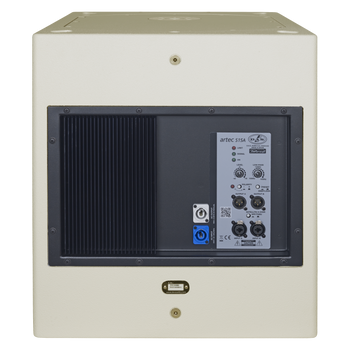 DAS Audio ARTEC-S15A-W-115 Powered 15" Band-Pass Subwoofer 1000W Cont. Wooden Enclosure White, ARTEC-S15A-W-115