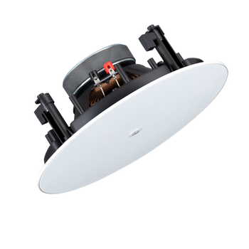 DAS Audio DECO-6 Passive 6.5" Two-Way Ceiling Speaker 40W RMS 8Ω White, DECO-6