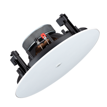 DAS Audio DECO-8-T Passive 8" Two-Way Ceiling Speaker 30W RMS 70V/100V Transformer White, DECO-8-T