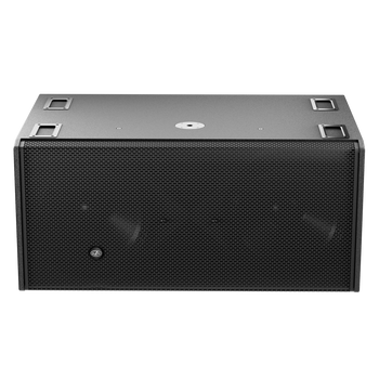 DAS Audio EVENT-S218A Powered 2x18” Ground-Stackable Bass-Reflex Subwoofer, 2250W Cont. / 4500W Peak, Neodymium Woofers, EVENT-S218A
