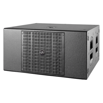 DAS Audio, WR-322S-DX Passive Compact Arrayable Band-Pass Subwoofer, 2 x 12", 800W RMS, DX, Black