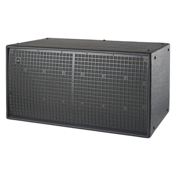 DAS Audio, WR-218S-DX Passive Ground-Stackable Long-Excursion Bass-Reflex Subwoofer, 2 x 18", 2000W RMS, DX, Black