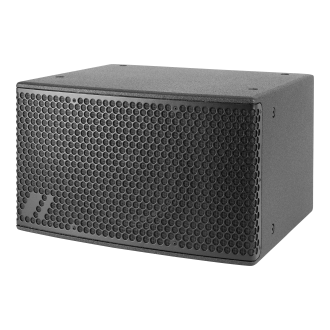 DAS AUDIO, Q-10A Powered 10" Ultra-Compact Bass-Reflex Subwoofer - Black, Q-10A