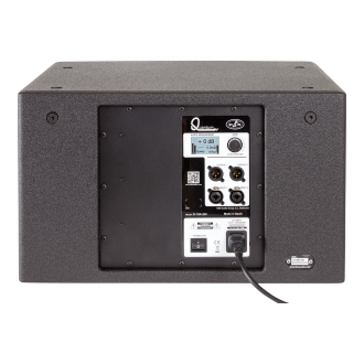 DAS AUDIO, Q-10A Powered 10" Ultra-Compact Bass-Reflex Subwoofer - Black, Q-10A