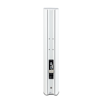 DAS Audio, Q-83-TW Passive Two-Way Speaker, 8 x 3ʺ, 160W RMS, 120° x 20°, Aluminum Enclosure, Multi-Tap Transformer 70V/100V, White