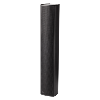 DAS Audio, Q-83-T Passive Two-Way Speaker, 8 x 3ʺ, 160W RMS, 120° x 20°, Aluminum Enclosure, Multi-Tap Transformer 70V/100V, Black