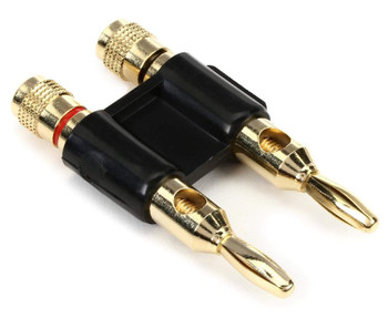 Hosa BNA-240BK-BULK Dual Banana Connector - Black