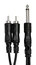 Hosa YPR-124 6" 1/4" TS to Dual RCA Audio Y-Cable