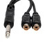Hosa YPR-103 6" 1/4" TS to Dual RCA-F Audio Y-Cable