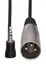 Hosa XVM-101M 1' XLRM to Right-Angle 3.5m TRS Microphone Cable