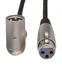 Hosa XRR-115 15' XLRF to Right-Angle XLRM Cable
