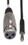 Hosa TTX-103F 3' XLRF to TT TRS Patch Cable