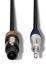 Hosa SKT-2100Q 100' Edge Series speakon to 1/4" TS Speaker Cable