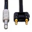 Hosa SKJ-605BN 5' 1/4" TS to Dual Banana Speaker Cable